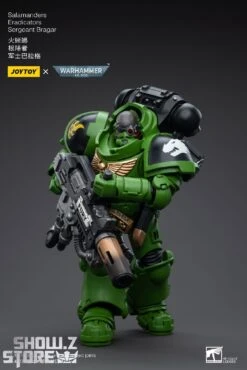 JoyToy Source 1/18 Warhammer 40K Salamanders Eradicators Sergeant Bragar -Finest Toy Store 0512332a30