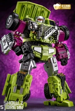 Jinbao DF03 Builder.D Devastator Green Version Set Of 6 Oversized Version -Finest Toy Store 0f794cbfe4
