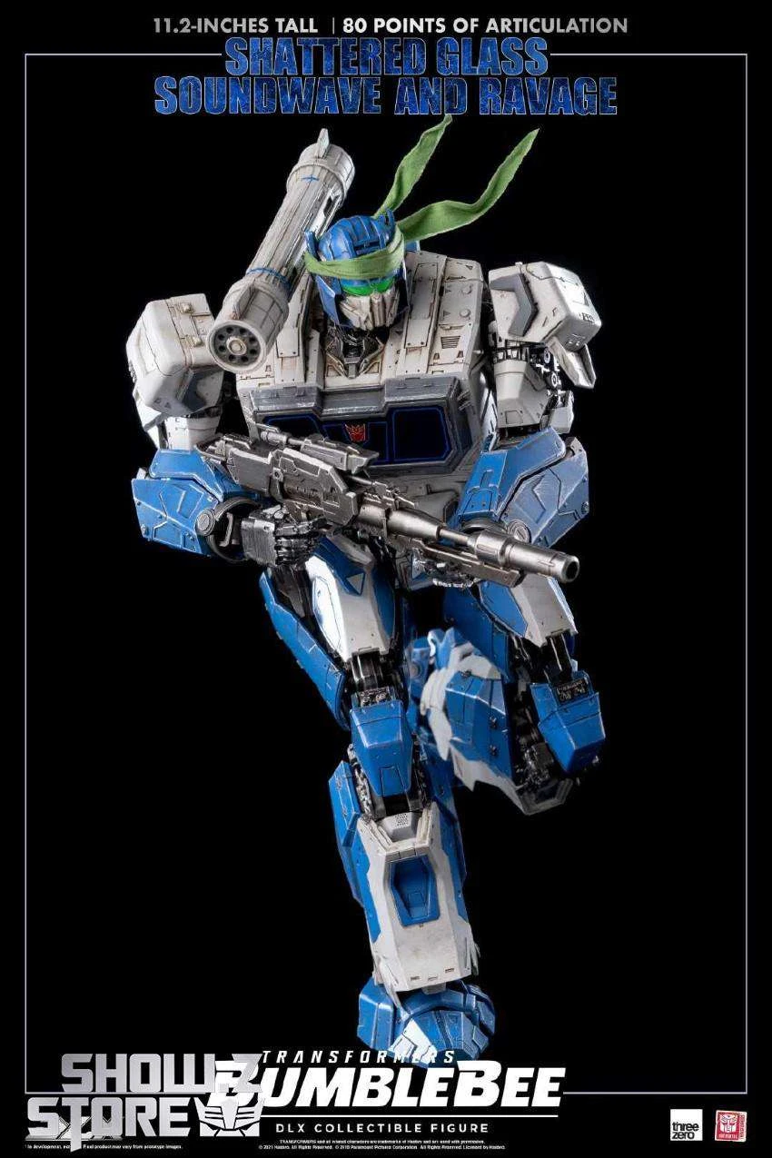 ThreeZero & Hasbro 3Z0160-EX 3Z04121W0 DLX Shattered Glass Soundwave & Ravage W/ LED 11 ThreeZero & Hasbro 3Z0160-EX 3Z04121W0 DLX Shattered Glass Soundwave & Ravage W/ LED - Image 9