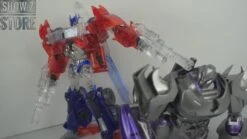 APC Toys APC-001 Attack Prime TFP Optimus Prime Clear Version W/ Black Wheels -Finest Toy Store 11d08d4ed3