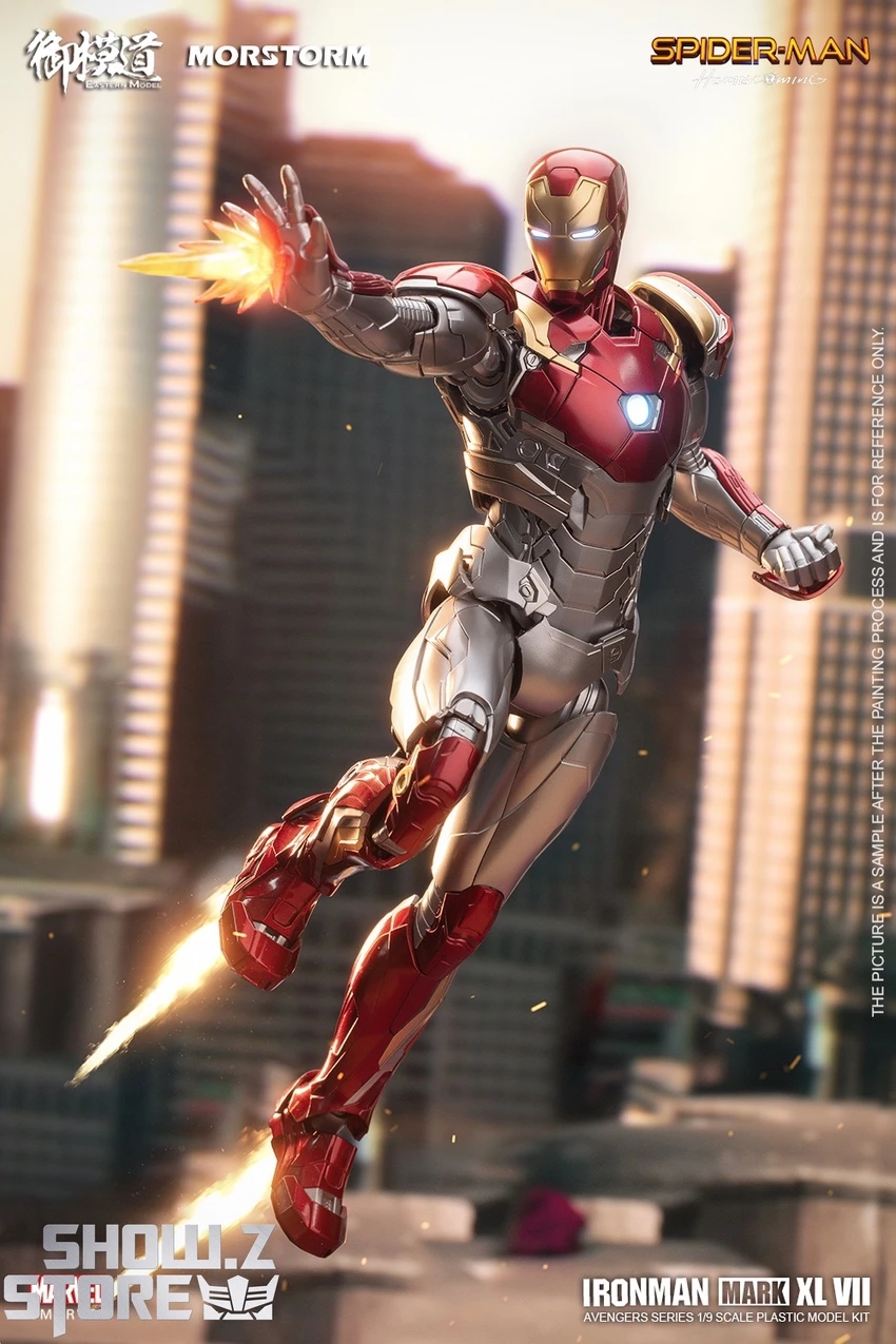 Eastern Model 1/9 Iron Man Mark 47 Pre-painted Model Kit Deluxe Version 15 Eastern Model 1/9 Iron Man Mark 47 Pre-painted Model Kit Deluxe Version - Image 13