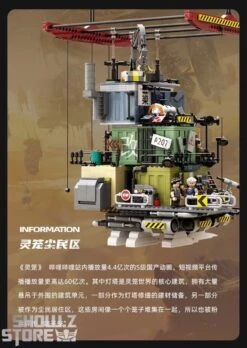 Pantasy 81101 Licensed Incarnation The Floating Mechanical City Building Blocks -Finest Toy Store 16aed81587