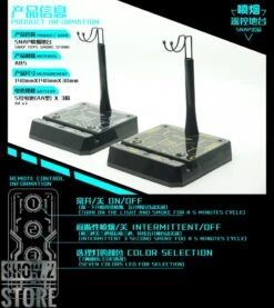 SNAP Remote Smoke Display Stand W/ LED Gold Version -Finest Toy Store 1af85cdaaf