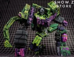 Toyworld TW TW-C07A TWC07A Constructor Devastator Cel Cell Shaded Standard Version Set Of 6 -Finest Toy Store 24863c294e