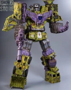 [Express Shipping] ToyWorld TW-C07G Constructor Devastator Old Green Battle Damage Version Set Of 6 -Finest Toy Store 24c396874f
