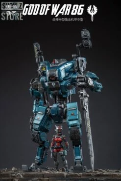 JoyToy Source Acid Rain 1/25 God Of War 86 Medium-Sized Mecha Figure Set Blue Version -Finest Toy Store 26aa7a3c02