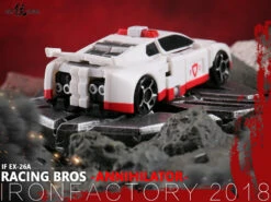 IronFactory EX-26A Racing Bros Annihilator Red Alert -Finest Toy Store 27b7dd9cce