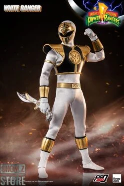 Threezero Studio 1/6 Mighty Morphin Power Rangers White Ranger 13 Threezero Studio 1/6 Mighty Morphin Power Rangers White Ranger -Finest Toy Store 2ba4c476fb