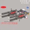 Zhile ZL MG 1/100 4X Sazabi MSN-04 Gatling Gun Add On Kit W/ LED -Finest Toy Store 30eb288624