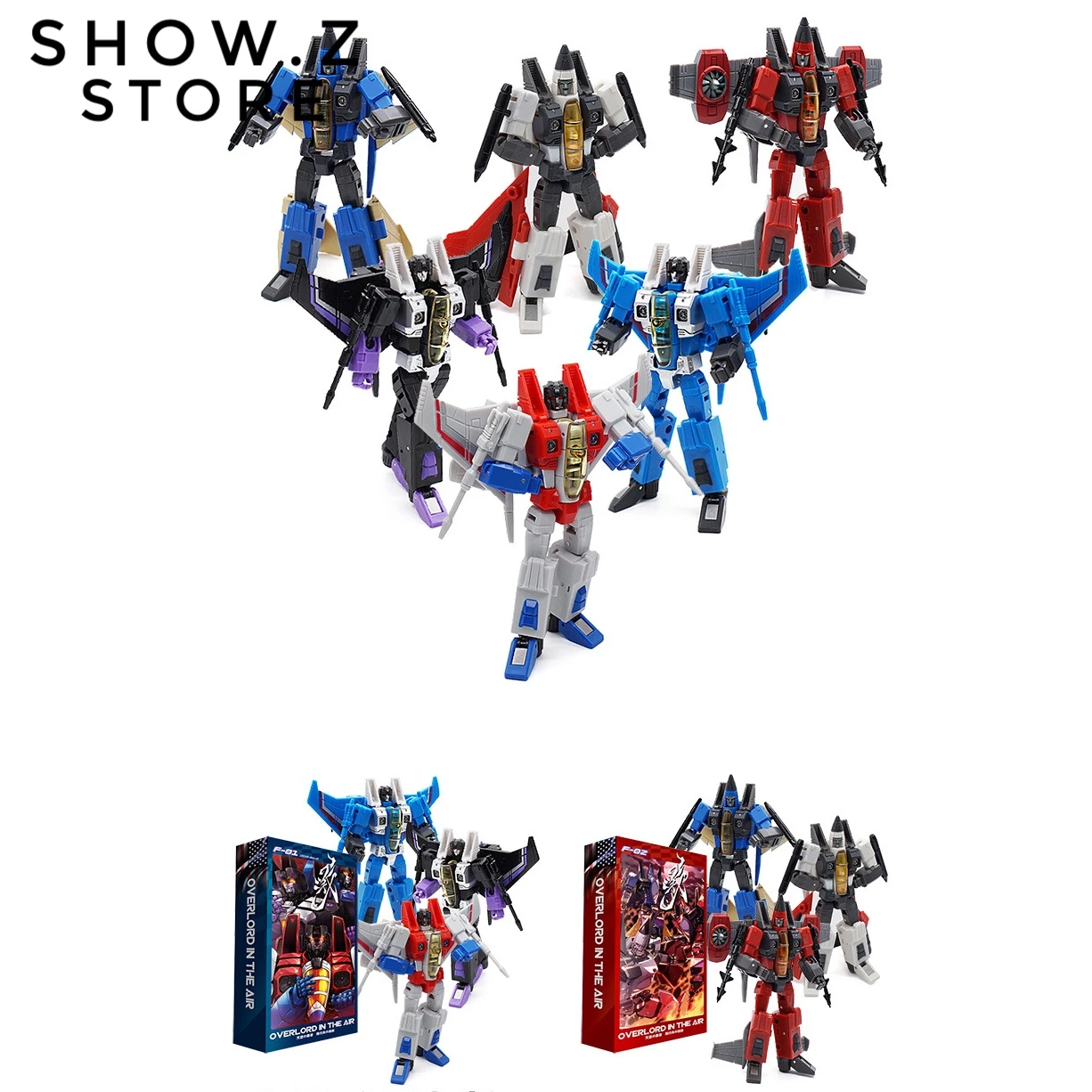 MechFansToys F-01 Overload Starscream Thundercracker Skywarp & F-02 Dirge Ramjet Thrust 3 MechFansToys F-01 Overload Starscream Thundercracker Skywarp & F-02 Dirge Ramjet Thrust