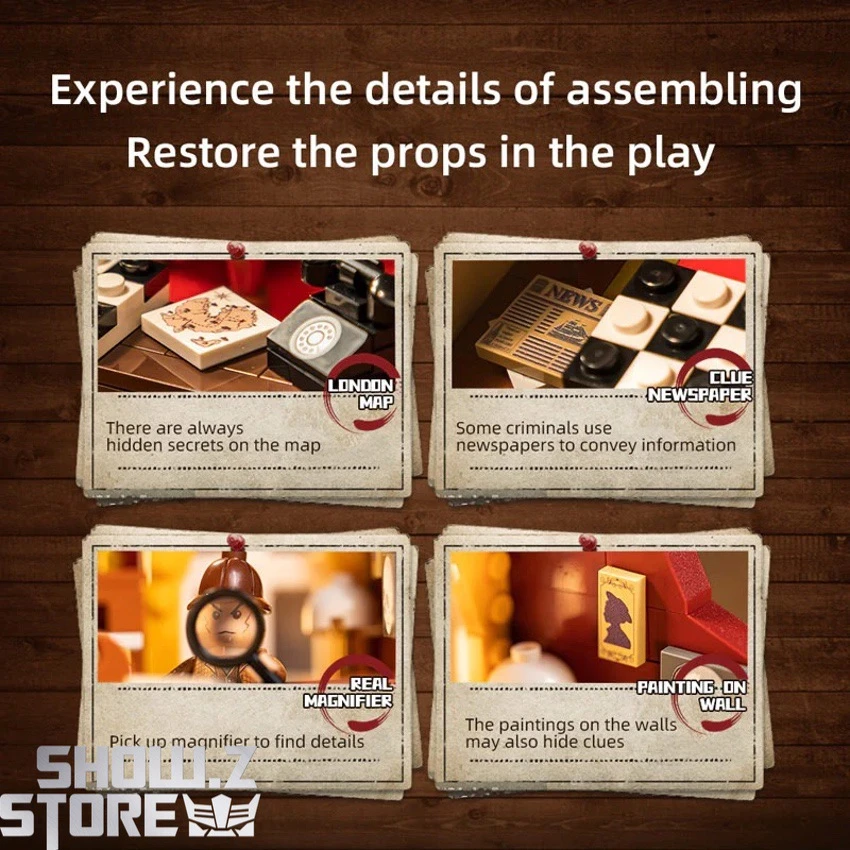 Pantasy 86218 Sherlock Holmes 221B Baker Street Building Blocks 22 Pantasy 86218 Sherlock Holmes 221B Baker Street Building Blocks - Image 20