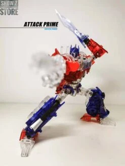 APC Toys APC-001 Attack Prime TFP Optimus Prime Clear Version W/ Clear Wheels -Finest Toy Store 3238f95f32