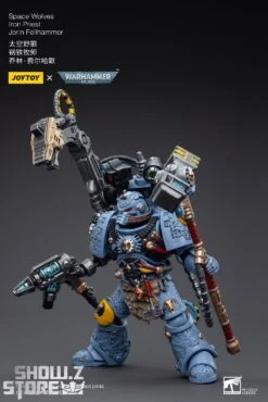 JoyToy Source 1/18 Warhammer 40k Space Wolves Iron Priest Jorin Fellhammer -Finest Toy Store 328eece29d