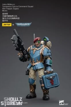 JoyToy Source 1/18 Warhammer 40K Astra Militarum Tempestus Scions Command Squad 55th Kappic Eagles Medic -Finest Toy Store 33032435e7