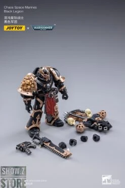 JoyToy Source 1/18 Warhammer 40K Chaos Space Marine D Black Legion Warband -Finest Toy Store 35460065bb