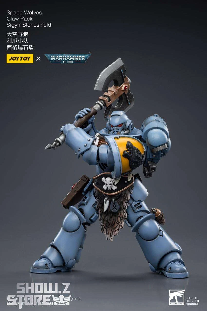 JoyToy Source 1/18 Warhammer 40K Space Wolves Claw Pack Sigyrr Stoneshield 16 JoyToy Source 1/18 Warhammer 40K Space Wolves Claw Pack Sigyrr Stoneshield - Image 14