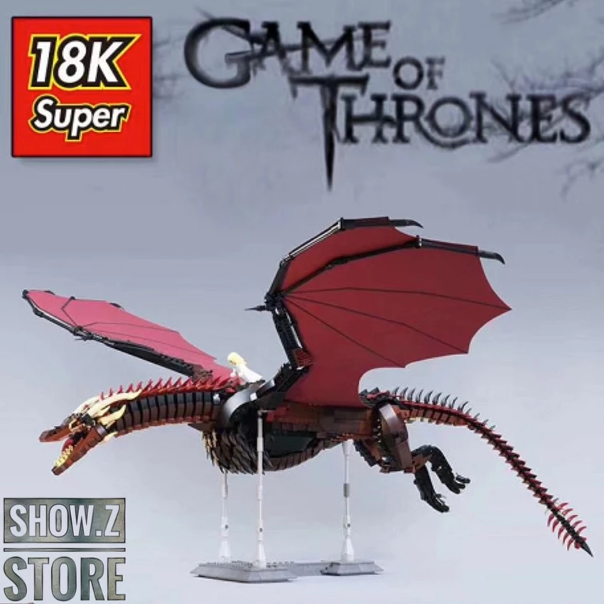 Super 18K MOC Drogon Game Of Thrones 3 Super 18K MOC Drogon Game Of Thrones