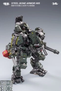 JoyToy Source 1/25 H05 Steel Bone Attack Mecha Military Green Color W/ Pilot -Finest Toy Store 3b4b223ded