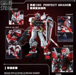 Daban DB 1/60 PG MBF-P02 MBFP02 Gundam Astray Red Frame 8 Daban DB 1/60 PG MBF-P02 MBFP02 Gundam Astray Red Frame -Finest Toy Store 3f310ca9bb