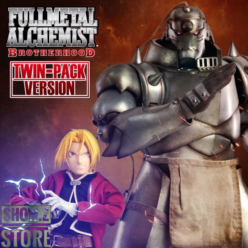 ThreeZero Toys 1/6 Fullmetal Alchemist: Brotherhood Edward & Alphonse Elric Twin-Pack 3 ThreeZero Toys 1/6 Fullmetal Alchemist: Brotherhood Edward & Alphonse Elric Twin-Pack
