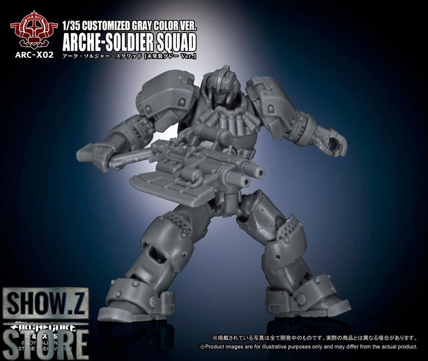 Toys Alliance ARC-X02 Arche-Soldier Squad Limited Gray Color Version 9 Toys Alliance ARC-X02 Arche-Soldier Squad Limited Gray Color Version - Image 7