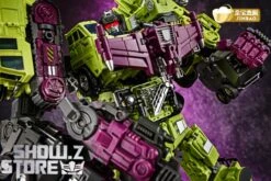 Jinbao DF03 Builder.D Devastator Green Version Set Of 6 Oversized Version -Finest Toy Store 4bf1028fff