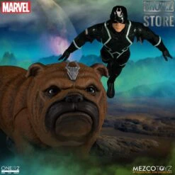 MEZCO Toyz One:12 Black Bolt & Lockjaw Two-Pack -Finest Toy Store 51543ece2f