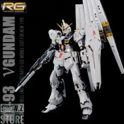 [SZ Custom] Bandai Custom RG 1/144 RX-93 Nu Gundam W/ Electroplated Chrome Painting -Finest Toy Store 51c00b0132