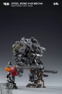 JoyToy Source 1/25 H05 Steel Bone Heavy Firepower Mecha W/ Pilot Gray Version -Finest Toy Store 5243359a2f