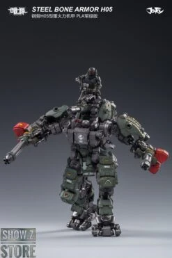 JoyToy Source 1/25 H05 Steel Bone Attack Mecha Military Green Color W/ Pilot -Finest Toy Store 526031a08e