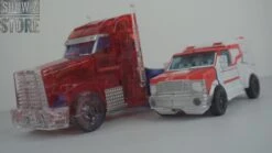 APC Toys APC-001 Attack Prime TFP Optimus Prime Clear Version W/ Black Wheels -Finest Toy Store 52900190d4