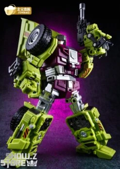 Jinbao DF03 Builder.D Devastator Green Version Set Of 6 Oversized Version -Finest Toy Store 54691116c0
