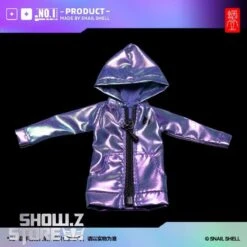 Snail Shell Dazzling Blue & Purple Cloth Coat For 1/10 & 1/12 Mecha Girl -Finest Toy Store 55127b5ae2