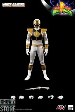 Threezero Studio 1/6 Mighty Morphin Power Rangers White Ranger 11 Threezero Studio 1/6 Mighty Morphin Power Rangers White Ranger -Finest Toy Store 583db53d5d