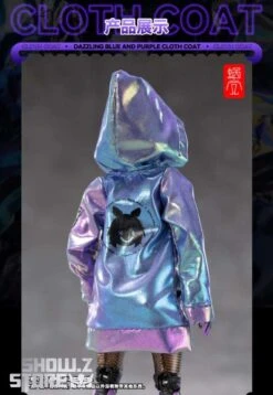 Snail Shell Dazzling Blue & Purple Cloth Coat For 1/10 & 1/12 Mecha Girl -Finest Toy Store 5877711166