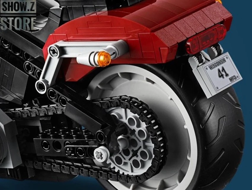Lepin/Jack 91025 Harley-Davidson Motorcycle Fat Boy 8 Lepin/Jack 91025 Harley-Davidson Motorcycle Fat Boy - Image 6