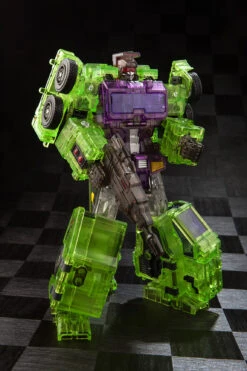 Toyworld TW-C07C Constructor Devastator Clear Version Full Set Of 6 Figures TW-07C Clear Constructor -Finest Toy Store 5db21ec260