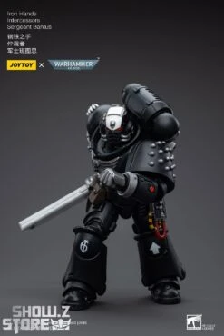 JoyToy Source 1/18 Warhammer 40K Iron Hands Intercessors Sergeant Bantus -Finest Toy Store 6064249b86