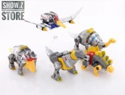 DX9 Toys War In Pocket Dinobots Set Of 5 (X18 Bumper, X19 Quaker, X20 Skyer, X21 Thorner, X22 Rager) -Finest Toy Store 62c0414b9e