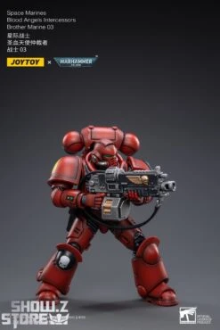 JoyToy Source 1/18 Warhammer 40K Blood Angels Intercessors Brother Marine 03 -Finest Toy Store 6528c4c8d8