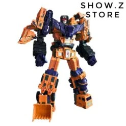Toyworld TW TWC07E TW-C07E Orange Constructor Devastator Orange Version Set Of 6 -Finest Toy Store 66d1c47b66