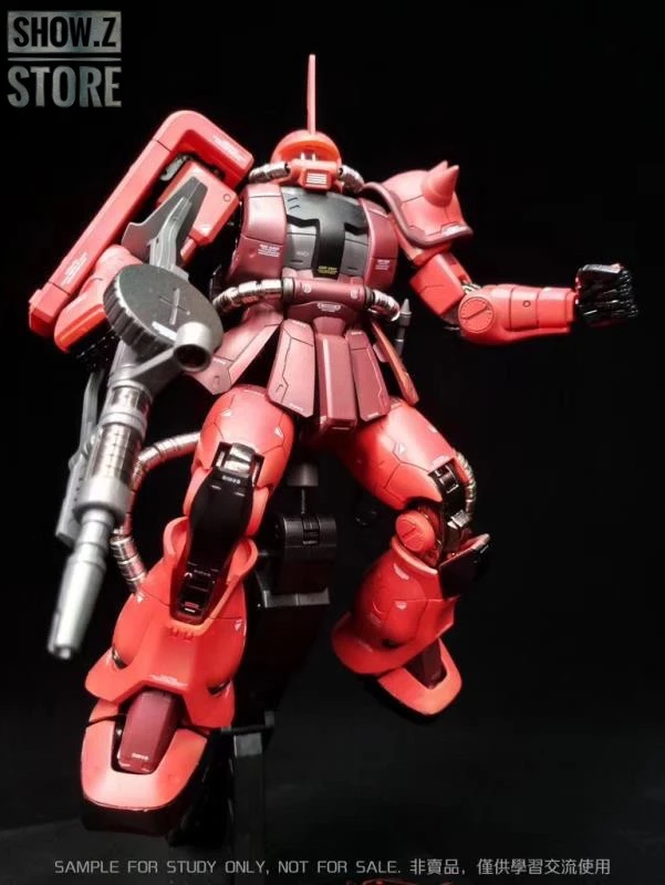 Metal Soldier MS 1/100 MS-06S MS06S Char's Zaku II Side 3 Side3 Red Comet Gundam Mobile Suit 16 Metal Soldier MS 1/100 MS-06S MS06S Char's Zaku II Side 3 Side3 Red Comet Gundam Mobile Suit - Image 14