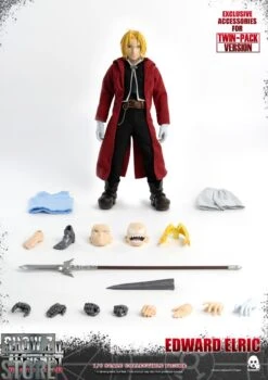 ThreeZero Toys 1/6 Fullmetal Alchemist: Brotherhood Edward & Alphonse Elric Twin-Pack 14 ThreeZero Toys 1/6 Fullmetal Alchemist: Brotherhood Edward & Alphonse Elric Twin-Pack -Finest Toy Store 6a3c551e40