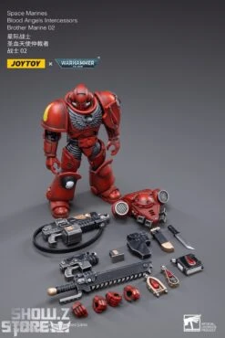 JoyToy Source 1/18 Warhammer 40K Blood Angels Intercessors Brother Marine 02 -Finest Toy Store 708f55fb8e
