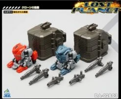 MechFansToys MFT Lost Planet Powered-suit DA02 Red & DA03 Blue Diaclone -Finest Toy Store 73f9f3961e