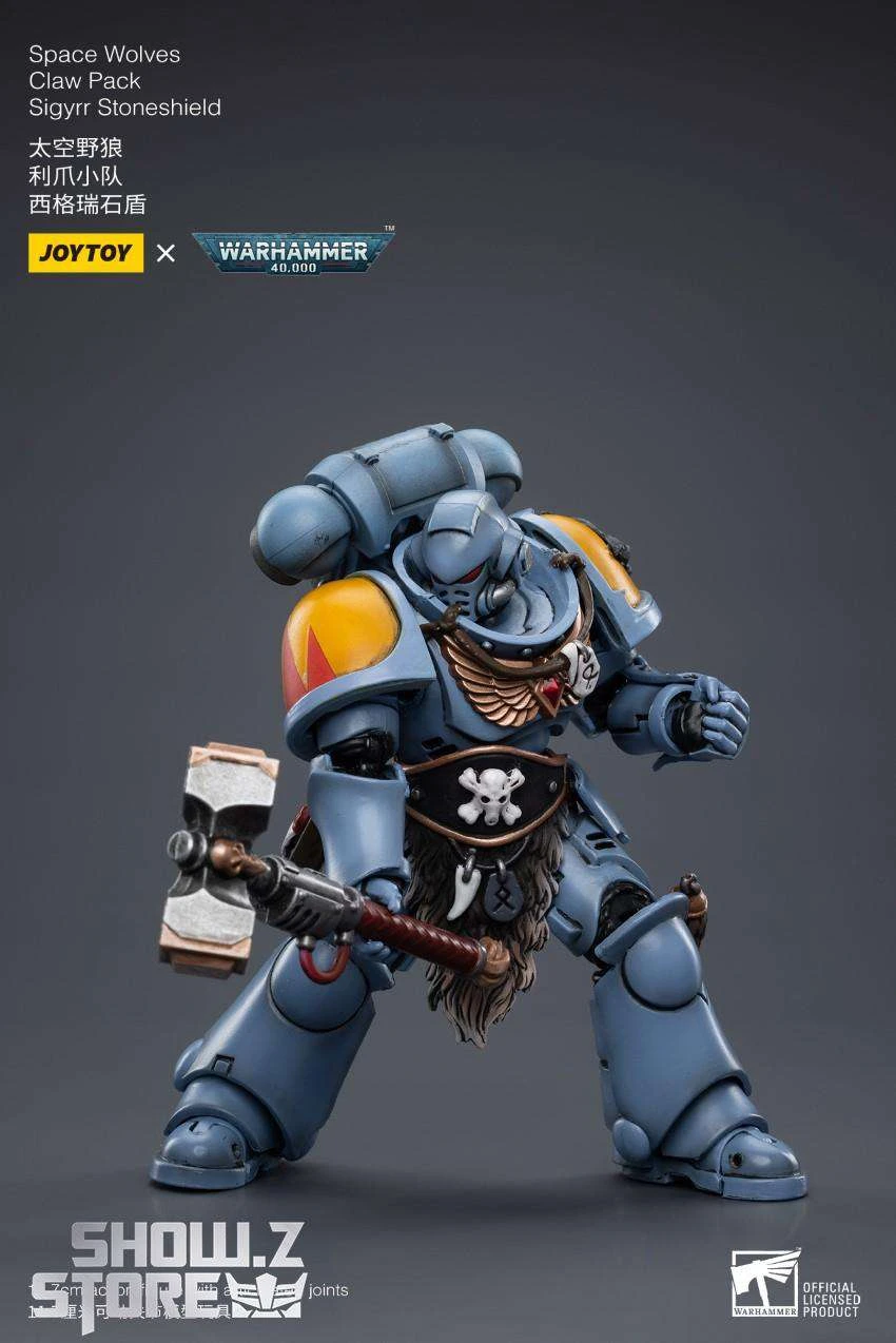 JoyToy Source 1/18 Warhammer 40K Space Wolves Claw Pack Sigyrr Stoneshield 12 JoyToy Source 1/18 Warhammer 40K Space Wolves Claw Pack Sigyrr Stoneshield - Image 10