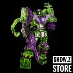 Toyworld TW-C07C Constructor Devastator Clear Version Full Set Of 6 Figures TW-07C Clear Constructor -Finest Toy Store 7ad807d4fe