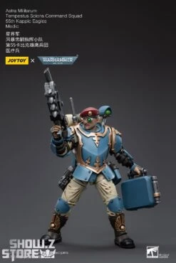 JoyToy Source 1/18 Warhammer 40K Astra Militarum Tempestus Scions Command Squad 55th Kappic Eagles Medic -Finest Toy Store 7b5be633ee