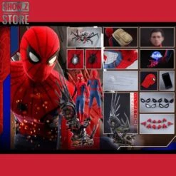 Hot Toys HotToys HT QS015 1/4 Spider-Man Homecoming Collectible Figure Deluxe Version 15 Hot Toys HotToys HT QS015 1/4 Spider-Man Homecoming Collectible Figure Deluxe Version -Finest Toy Store 7e21e6fc77