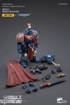JoyToy Source 1/18 Warhammer 40K Ultramarines Primaris Captain Sidonicus -Finest Toy Store 8110290fd6